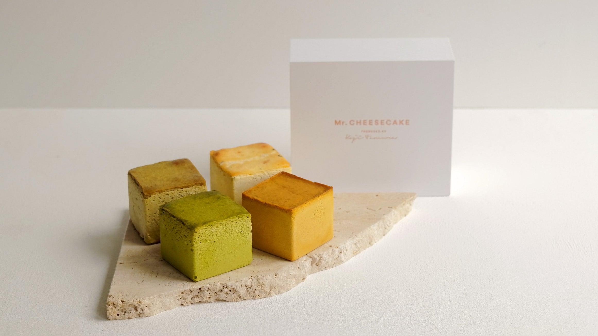 Mr. CHEESECAKE assorted 4-Cube Box YOUR BEST